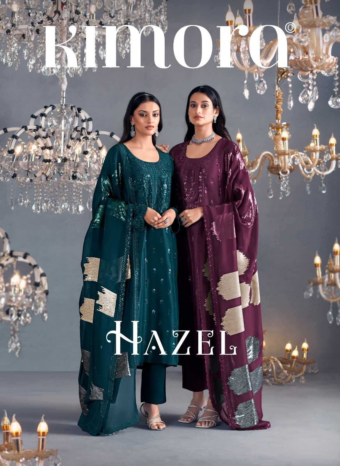 hazel vol 46 by kimora russain silk hit design dress material 