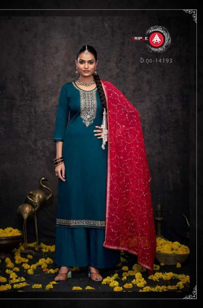 keerat vol 8 by triple a hit design jam silk cotton dress material exports 