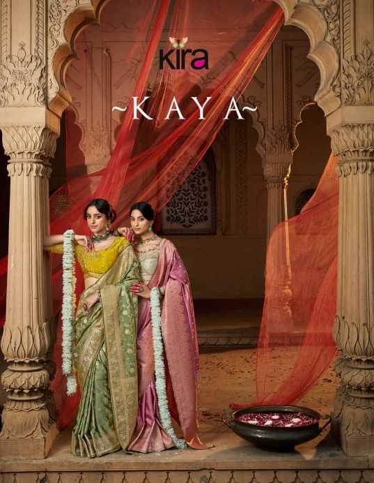 kira kaya 6101-6110 satin soft silk attractive designer saree