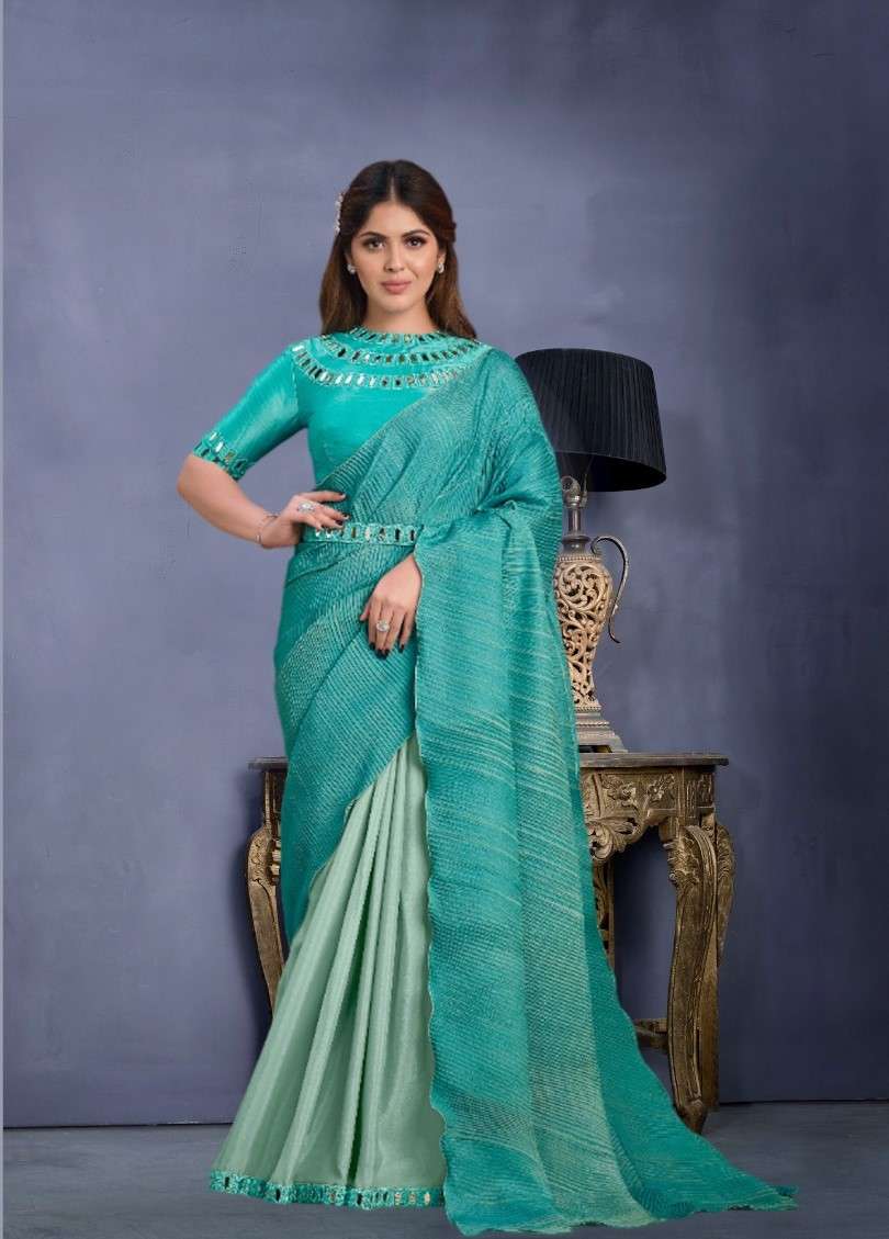 moh-manthan 23600 series kimaya by mahotsav stylish designer saree exports   