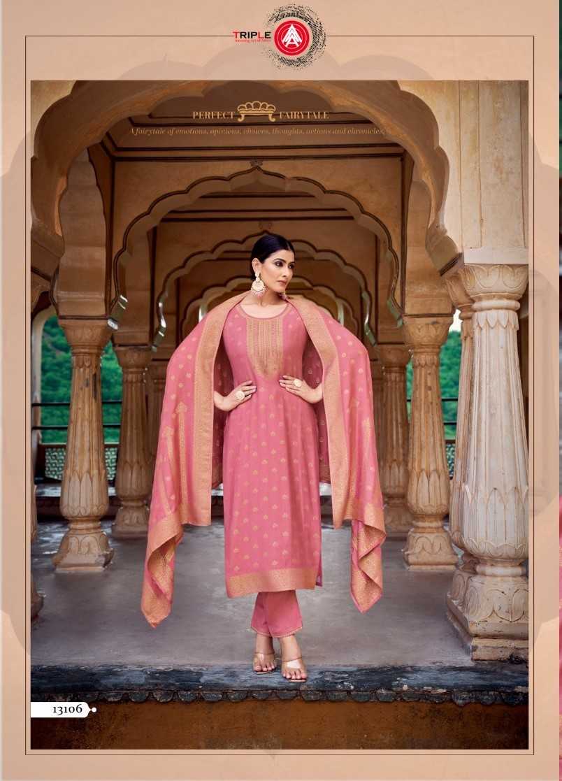 seeshmahal by triple a viscose pashmina designer dress material exports 