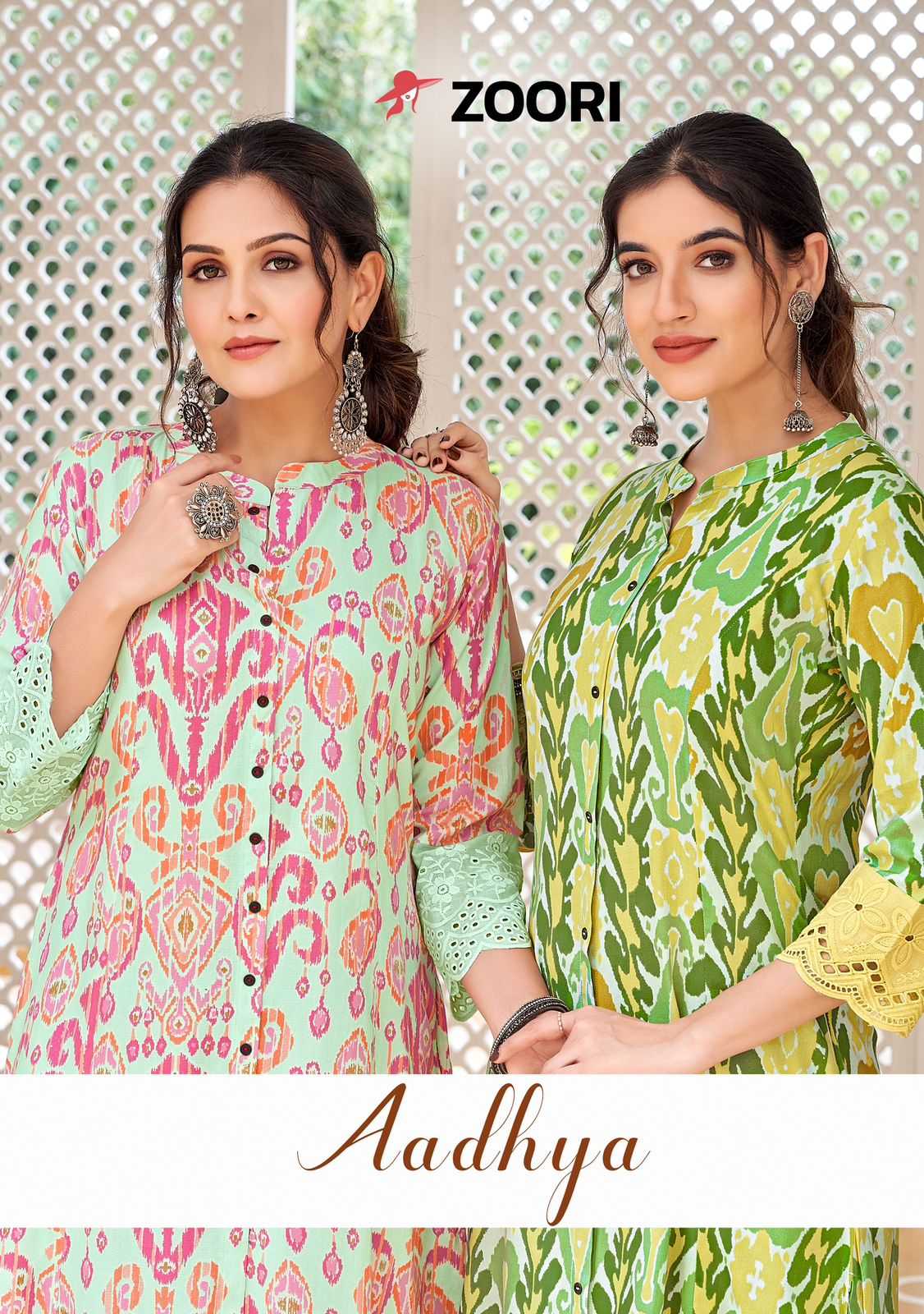 aadhya by zoori printed fullstitch beautiful rayon kurti