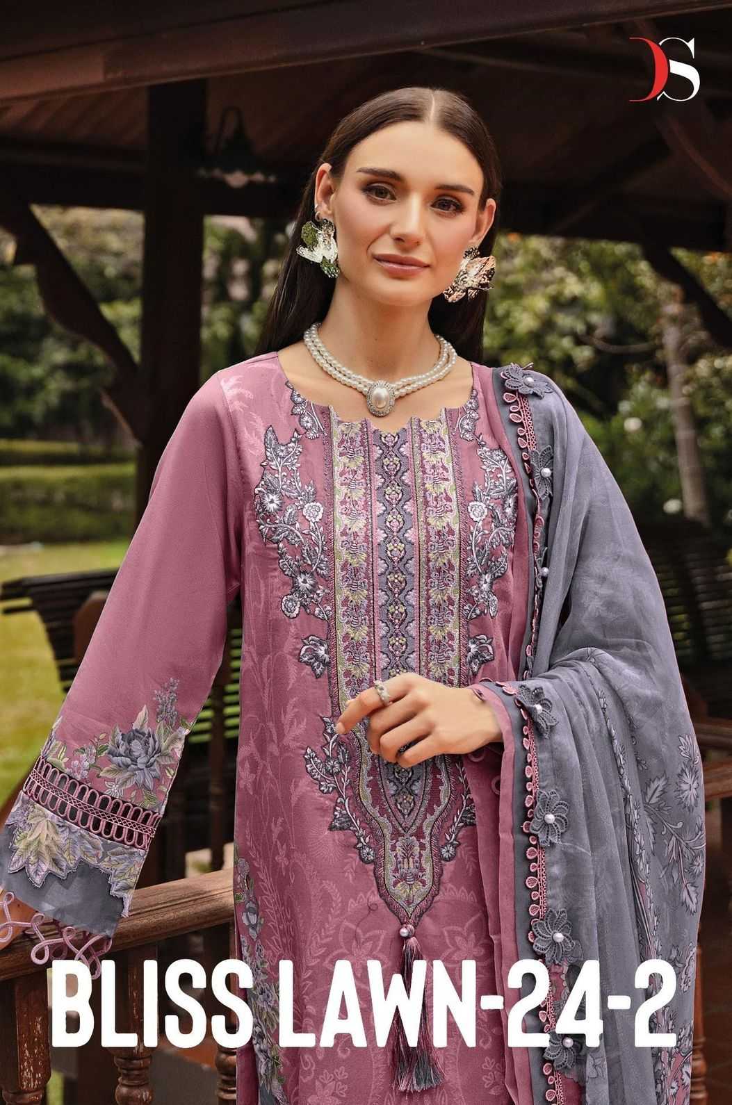 bliss lawn 24 vol 2 by deepsy suits pakistani embroidery cotton suits