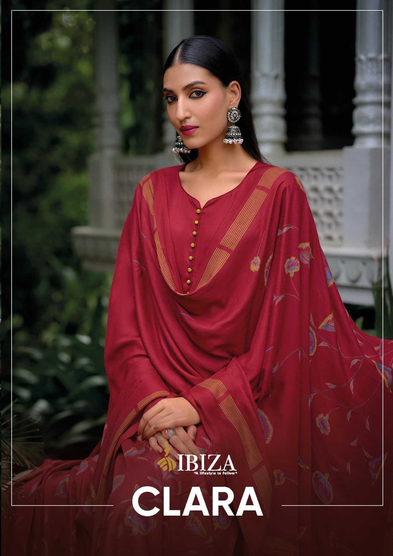 clara by ibiza lifestyle viscose pashmina winter collection suits