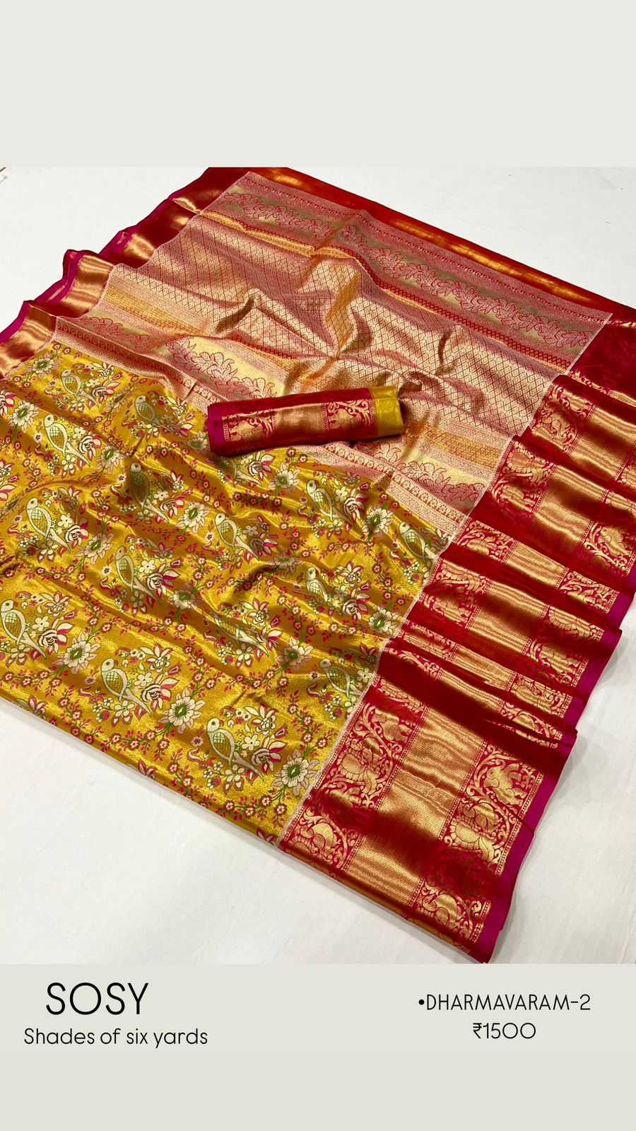 dharmavaram by sosy dharmavarm silk attractive look saree 