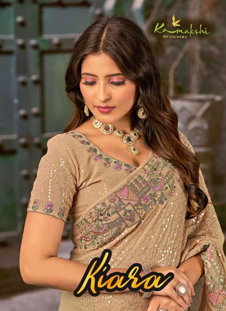 kiara by kamakshi designers 2501-2511 georgette classic look saree 