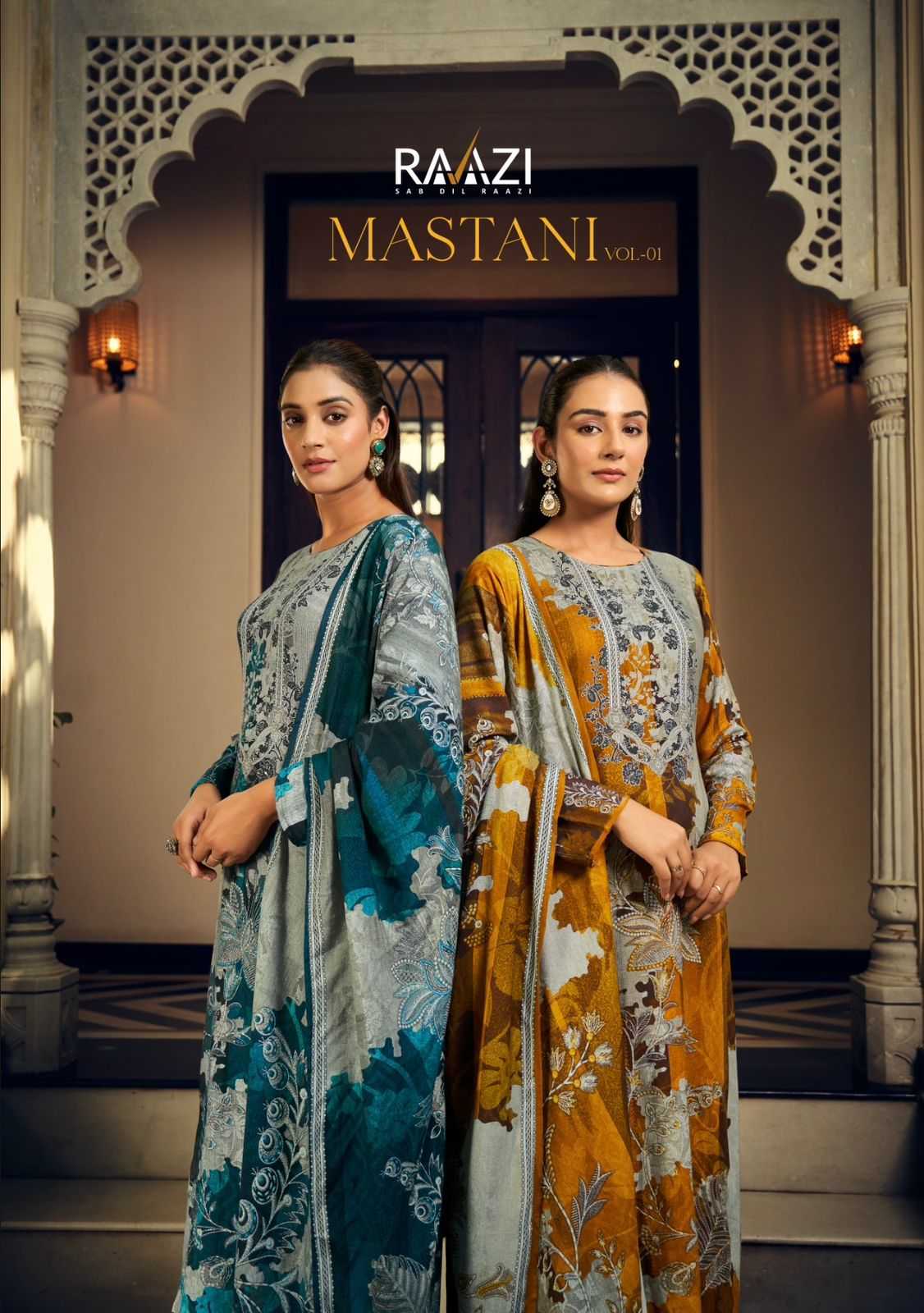 raazi rama fashion mastani vol 1 elegant style winter pashmina dress material 