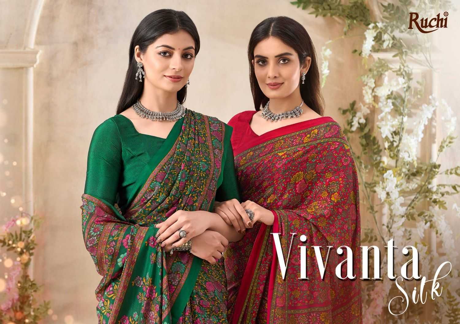 vivanta silk vol 35 by ruchi crape silk saree online