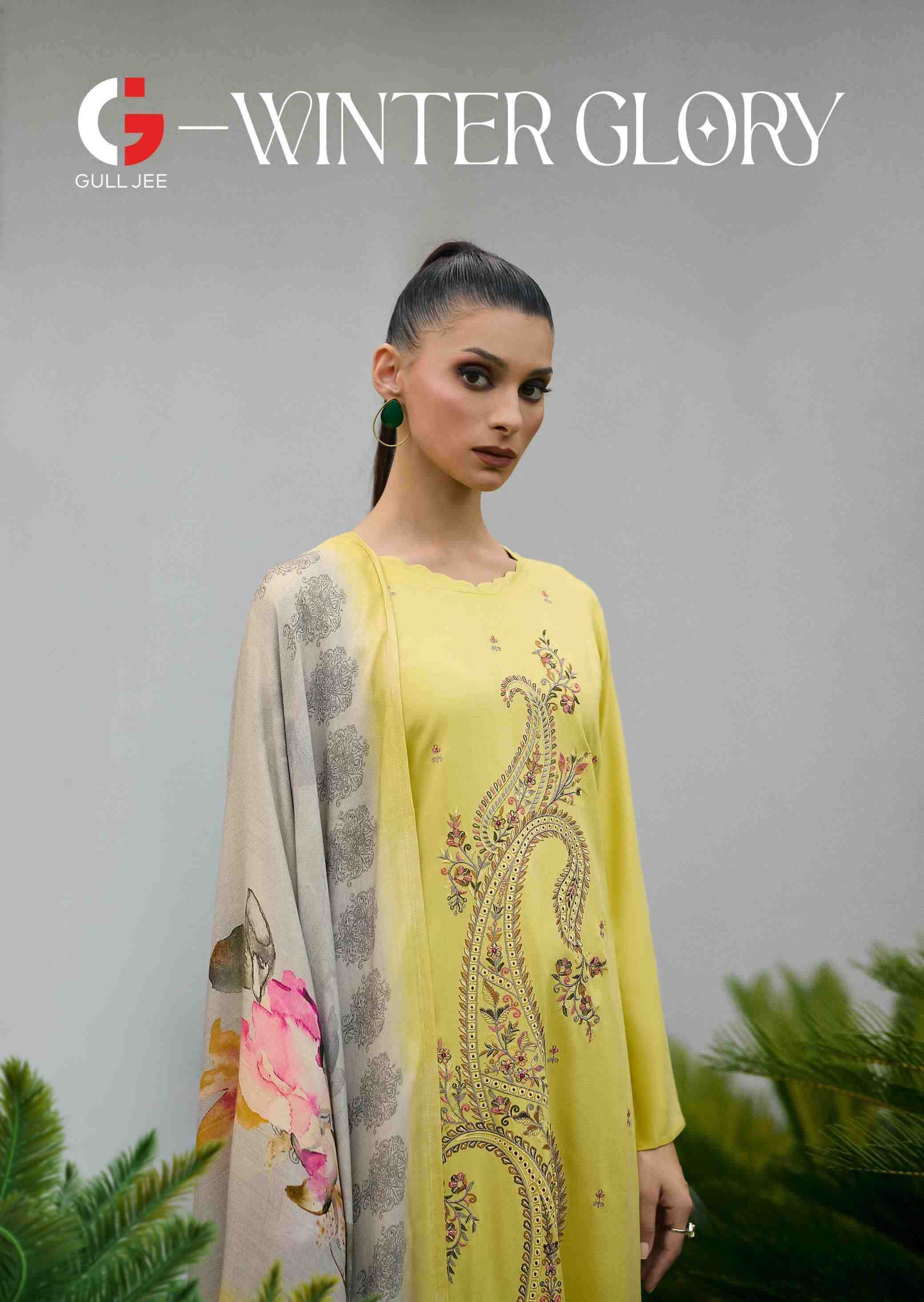 winter glory by gull jee viscose pashmina winter collection suits