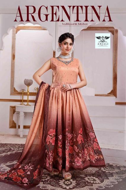 argentina by anjali fancy cosmos traditional wear full stitch gown set