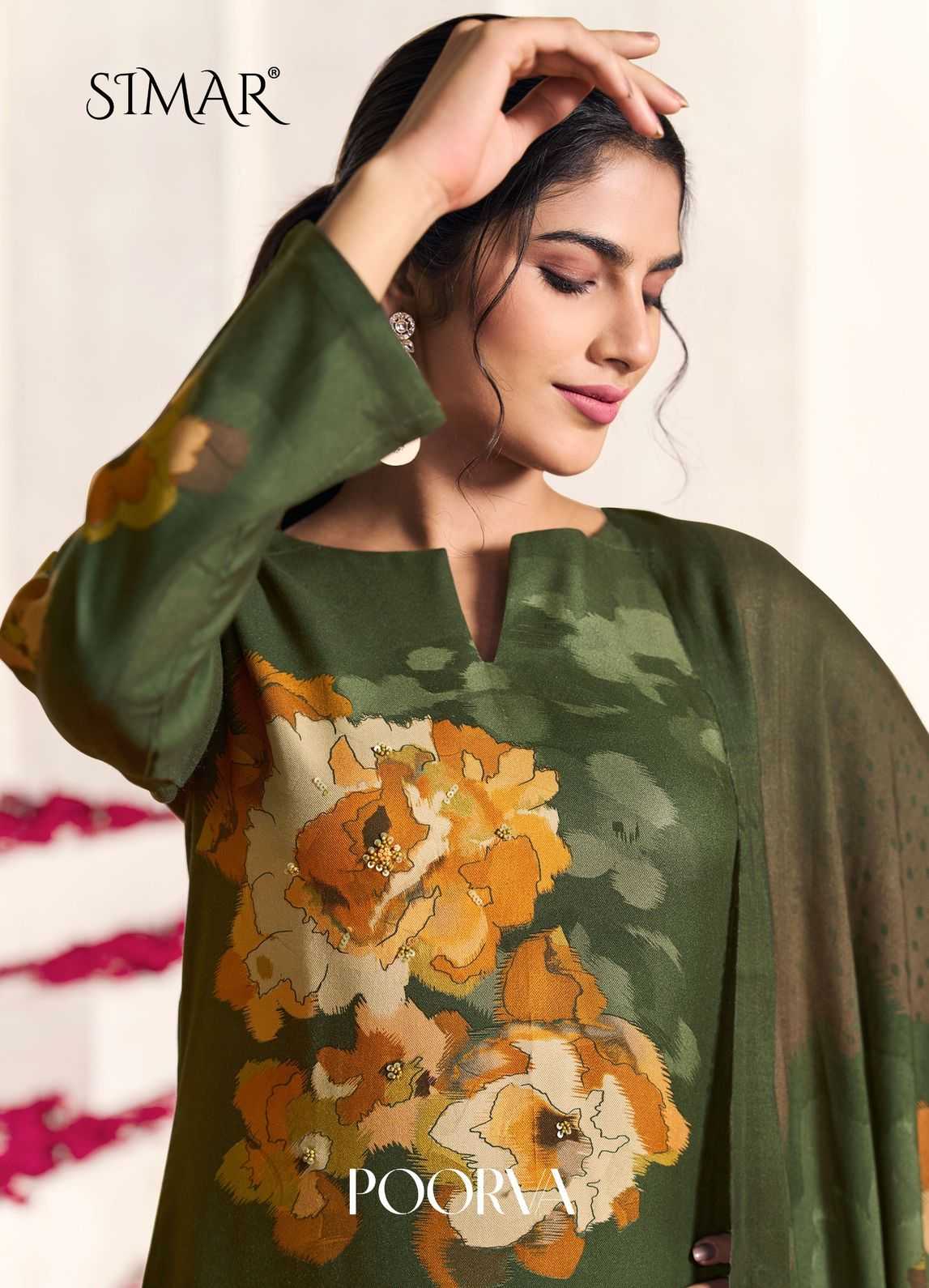 glossy poorva viscose pashmina digital print ladies suits