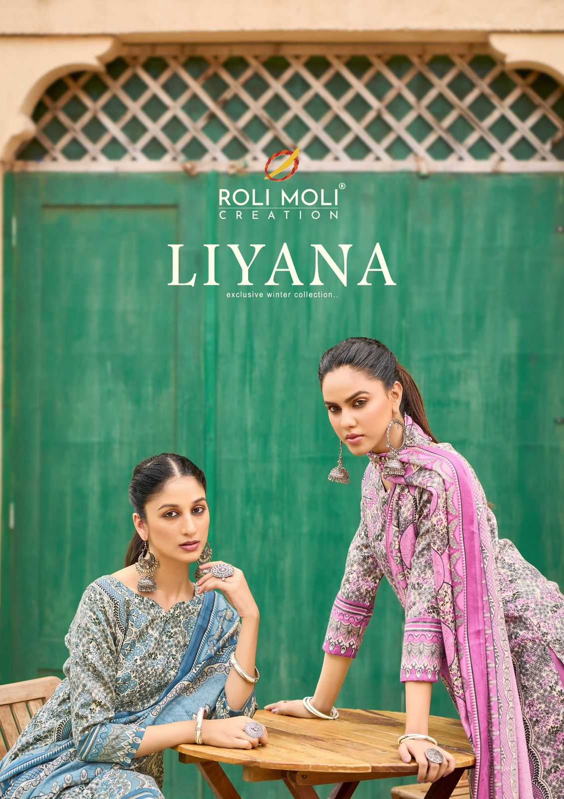 liyana by roli moli pashmina winter wear beautiful ladies suits