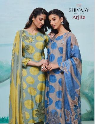 shivaay arjita unique style print lawn cotton salwar kameez online