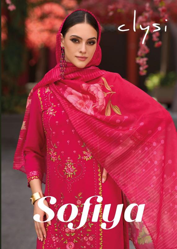 sofiya by clysi softy viscose thread readymade stylish suits