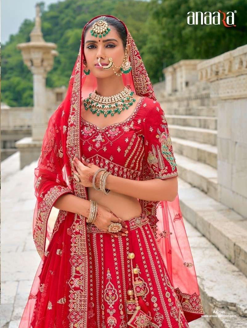 anaara bridal wear by tathastu bridal silk designer lehenga choli exports 