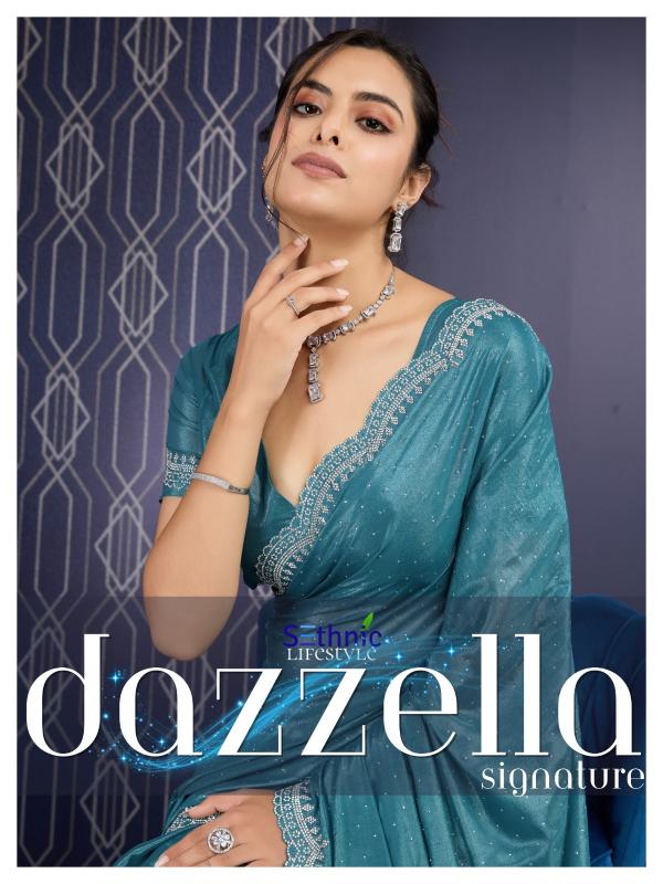 dazzella by sethnic lifestyle georgette classic look saree 