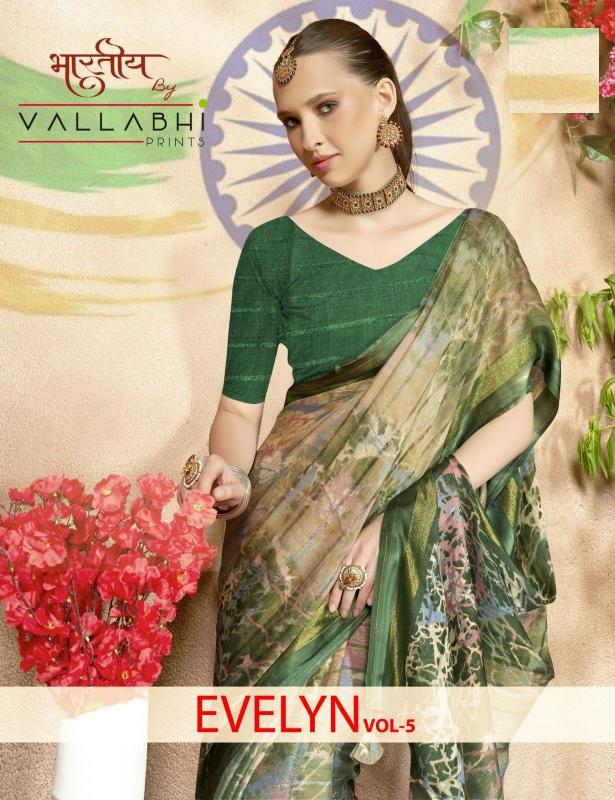 evelyn vol 5 by vallabhi prints adorable chiffon saree online 