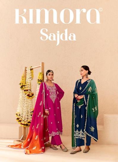 kimora launch sajda vol 53 silk embroidery salwar kameez 