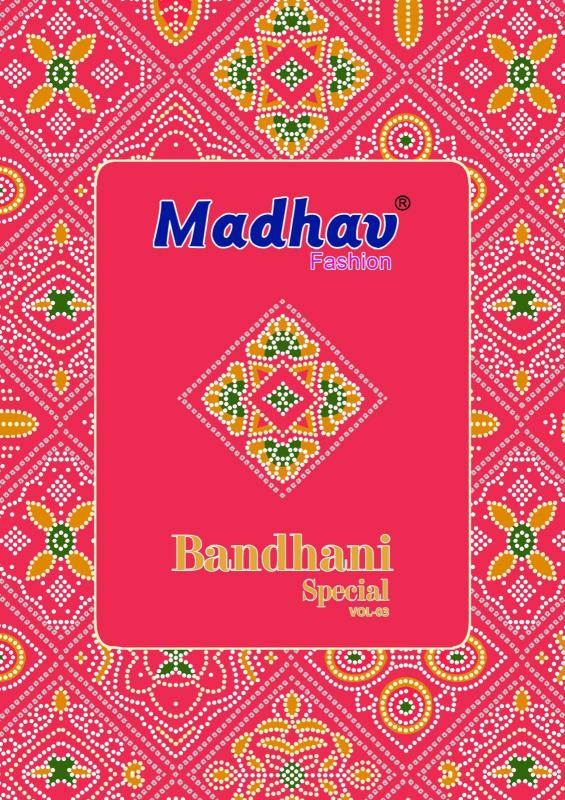 madhav fashion bandhani special vol 3 cotton print daily wear salwar kameez 