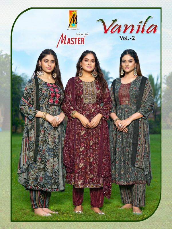 master vanila vol 2 readymade capsule print fancy salwar suit 