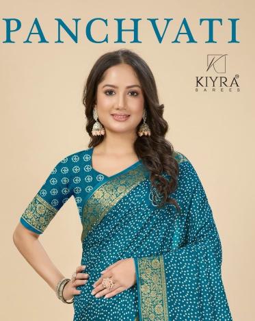 panchvati vol 1 by kiyra moss mellow elegant style Indian saree