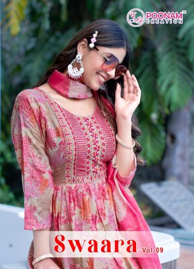 poonam creation swaara vol 9 capsule fully stitch casual 3pcs dress