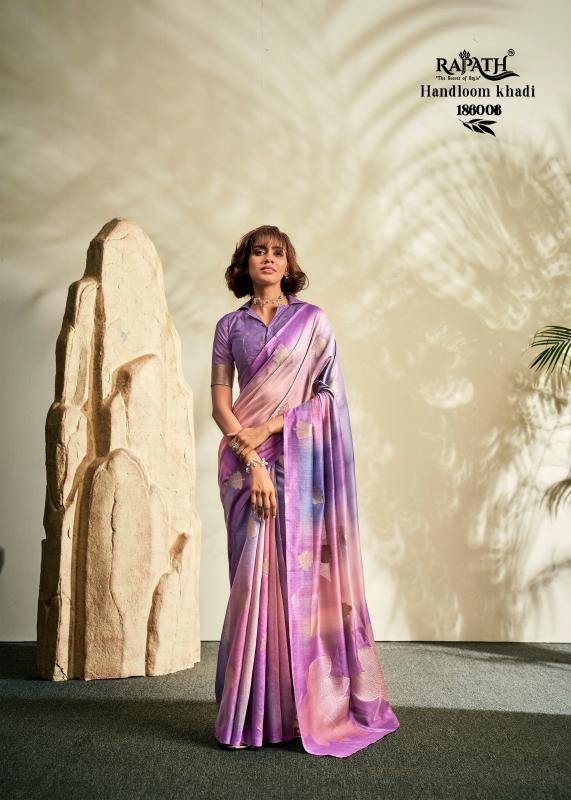 rajpath asopalav silk attractive look handloom kadi silk saree wholesaler 