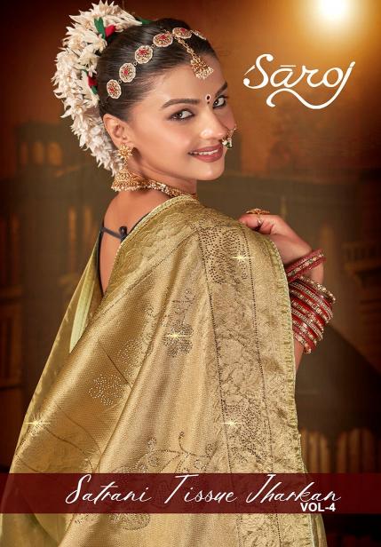 Saroj Satrani tissue jharkan vol.4 organza silk saree