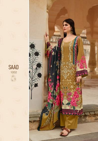 tzu lifestyle saad digital wool pashima winter wear readymade salwar suit