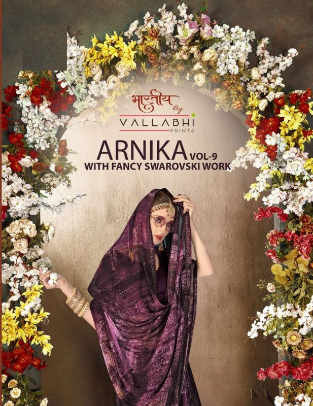 vallabhi prints launch arnika vol 9 georgette fabric best qualities saree