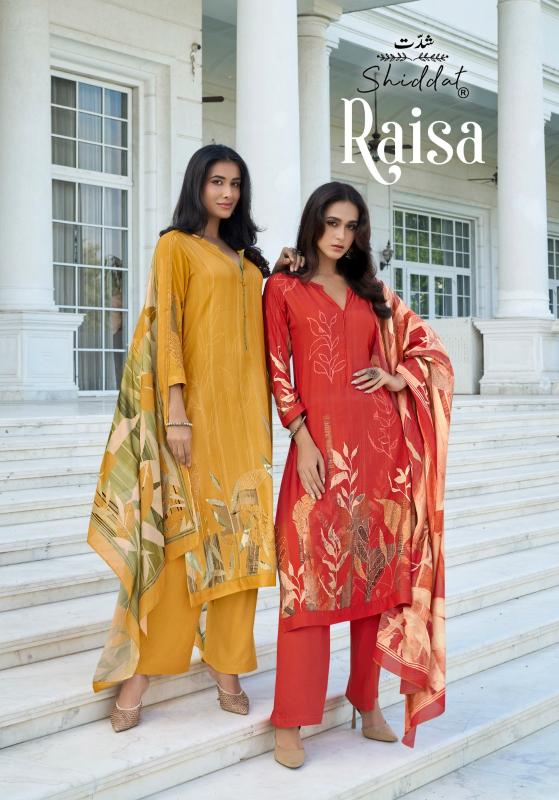 shiddat raisa vol 1 pashmina winter special unique unstitch salwar suit 