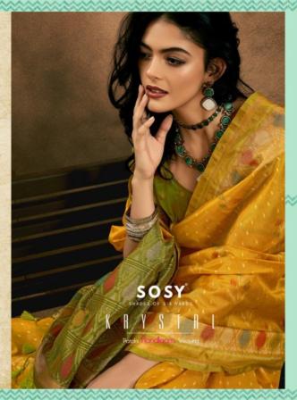 sosy krystal patola handloom weaving silk trendy sarees online at affordable prices