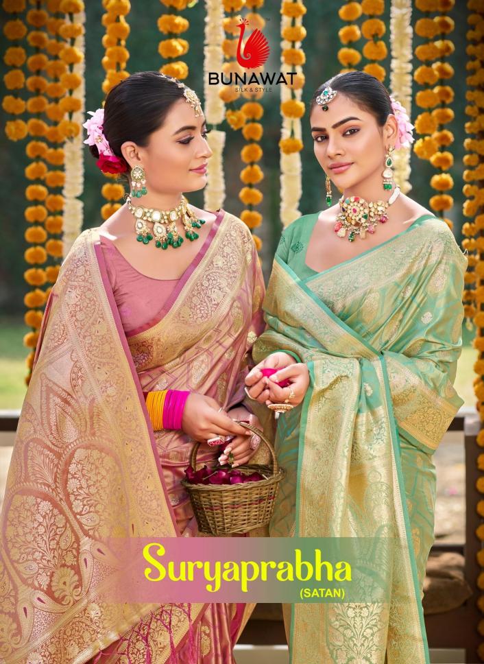 Suryaprabha By Bunawat Wedding Wear Designer Silk Sarees Collection