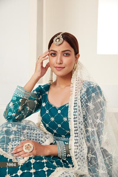 aawiya amrita vol 1 butterfly net readymade sequence work buy wedding lehenga online