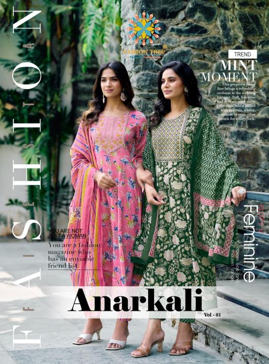 anarkali vol 1 by passion tree cotton readymade plus size anarkali 3pcs dress