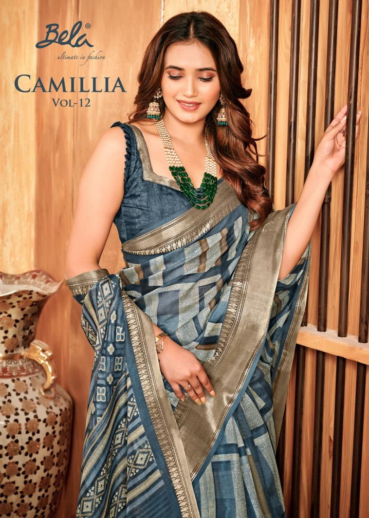 bela fashion camillia vol 12 soft cotton sarees 