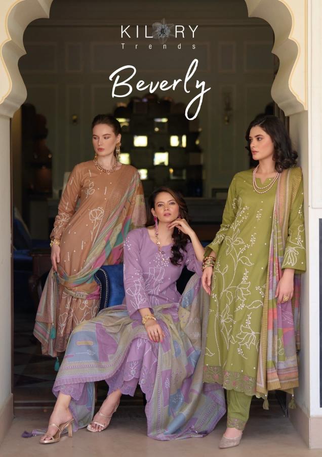 beverly by kilory trends cotton khaddi print pretty look dress material 