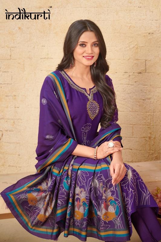 indikurti aafreen vetican foil print readymade shop trendy big size suits 