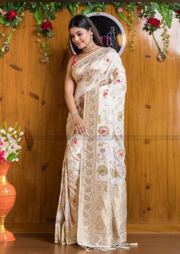 kc 312 banarasi khadi georgette silk fashionable sarees 