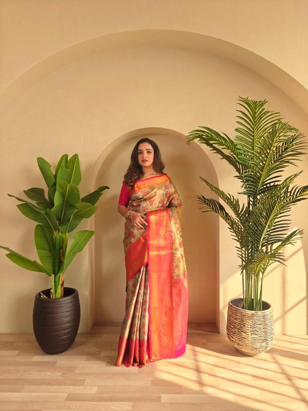 kc 4001 kanchipuram silk sarees wholesale 