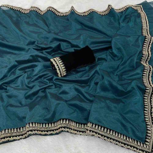 kc 857 soft twill beautiful sequence work designer saree online 