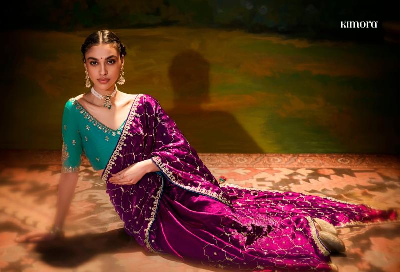 kimora kajal vol 16 5381-5395 fancy festive saree wholesaler 
