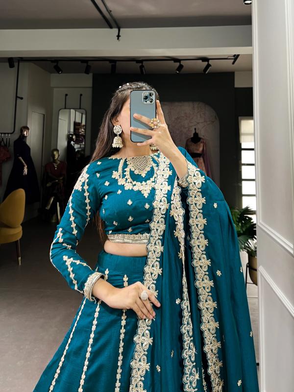 lnb1418 mallika wedding wear vichitra silk stitch lehenga unstitch choli  
