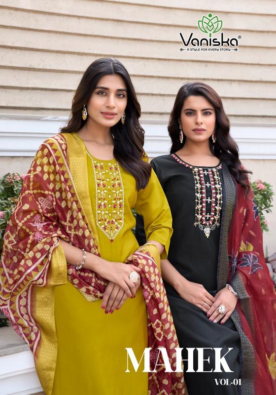 mahek vol 1 by vaniska colourpix roman silk readymade plus size fancy suits 