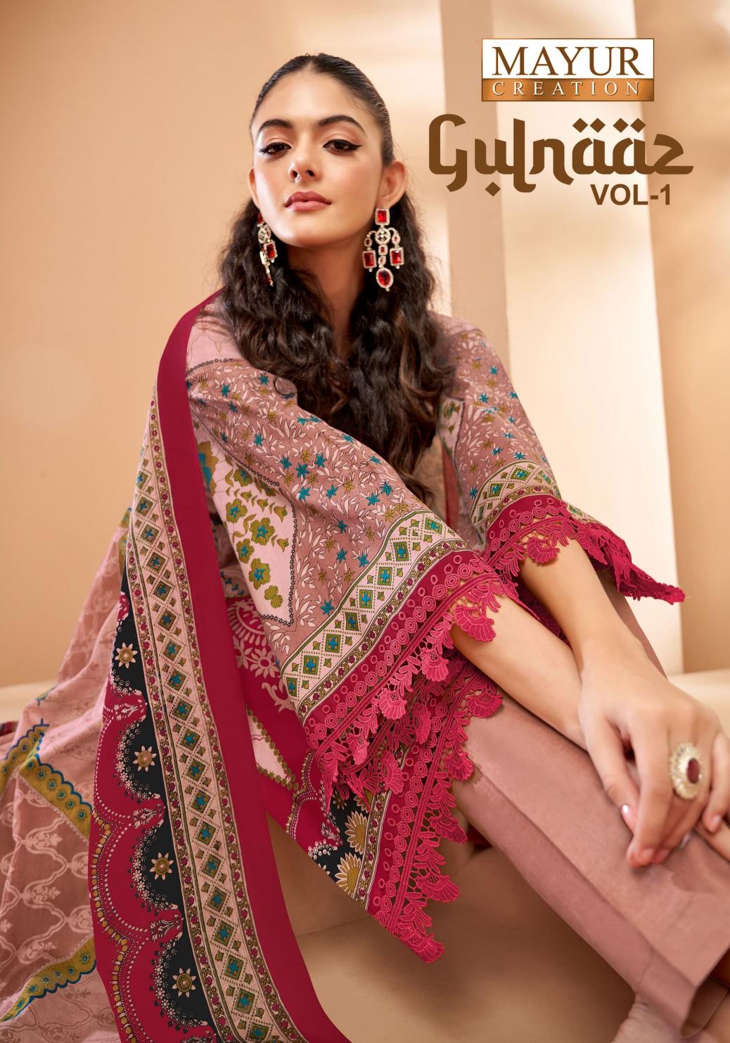 mayur creation gulnaaz vol 1 camric pretty look pakistani suits online 