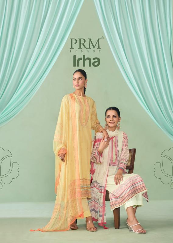 prm trendz irha cotton lilen regular wear trendy suit online 