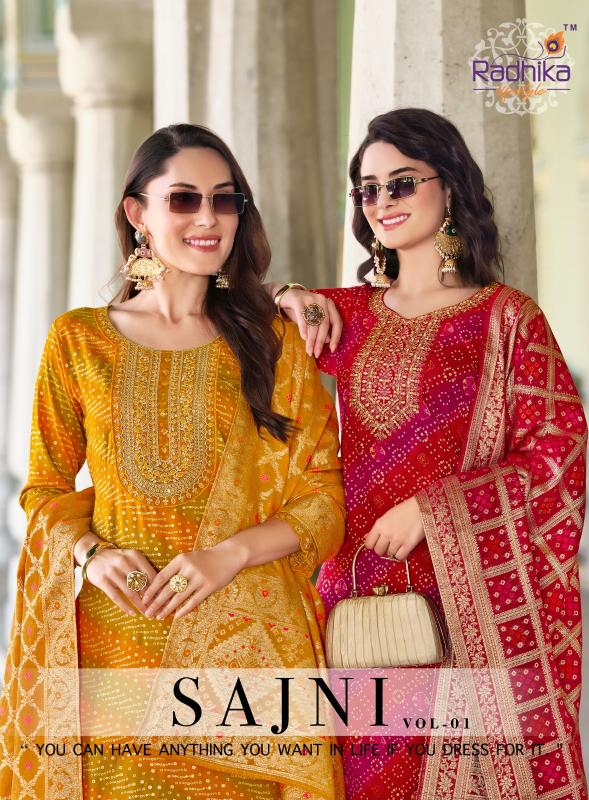 radhika lifestyle sajni readymade rayon elegant style plus size suits 