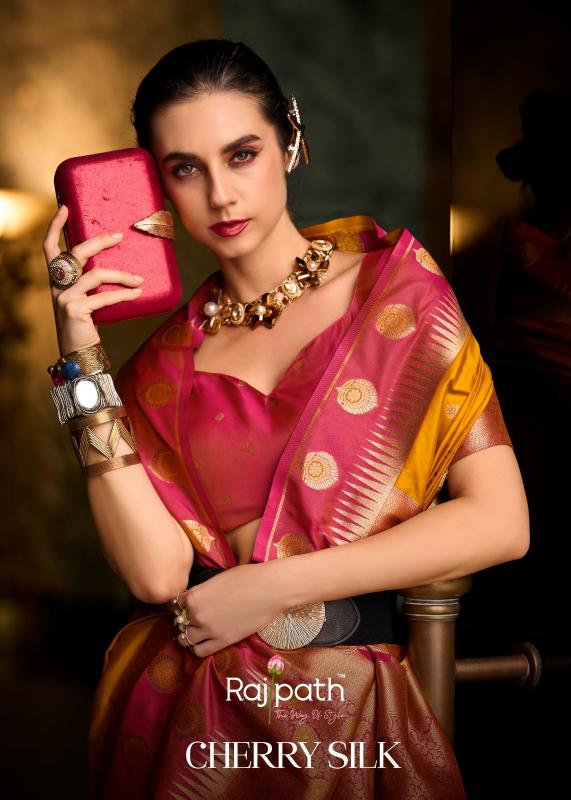rajpath cherry silk luxurious soft silk sarees for women