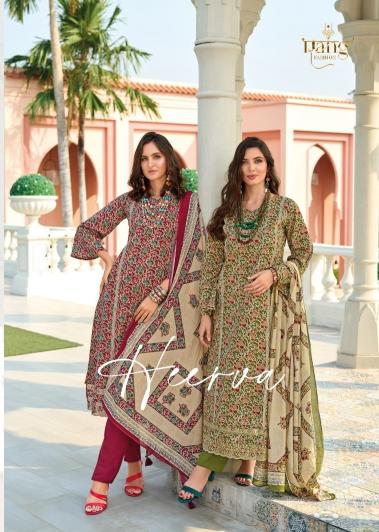 rang fashion heerva lawn shop trendy unstitch 3pcs dress