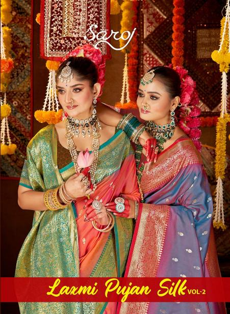Saroj Laxmi pujan silk vol.2 50*600 silk saree